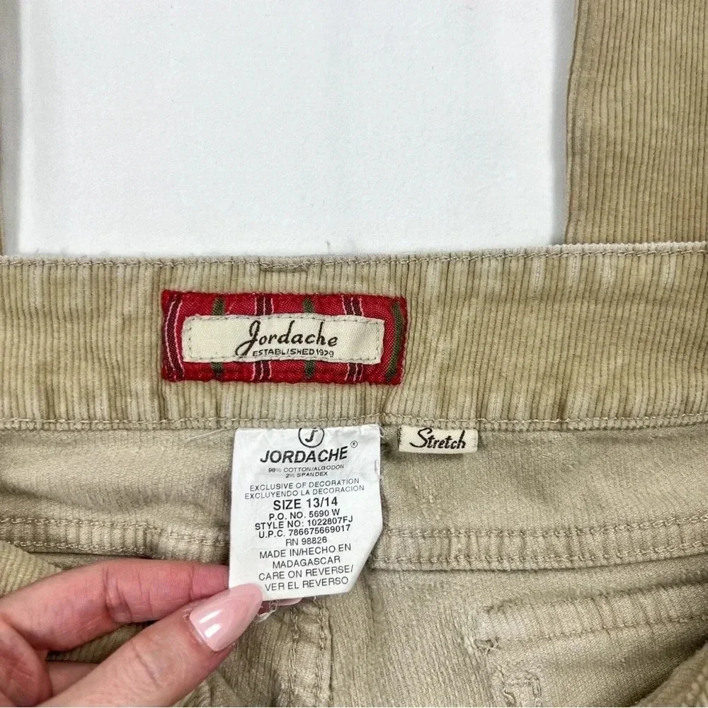 Y2K Jordache Wide Leg Corduroy Pants